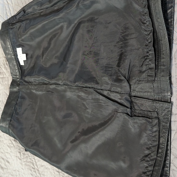 Vintage Express leather mini skirt 4/6 - Picture 7 of 11